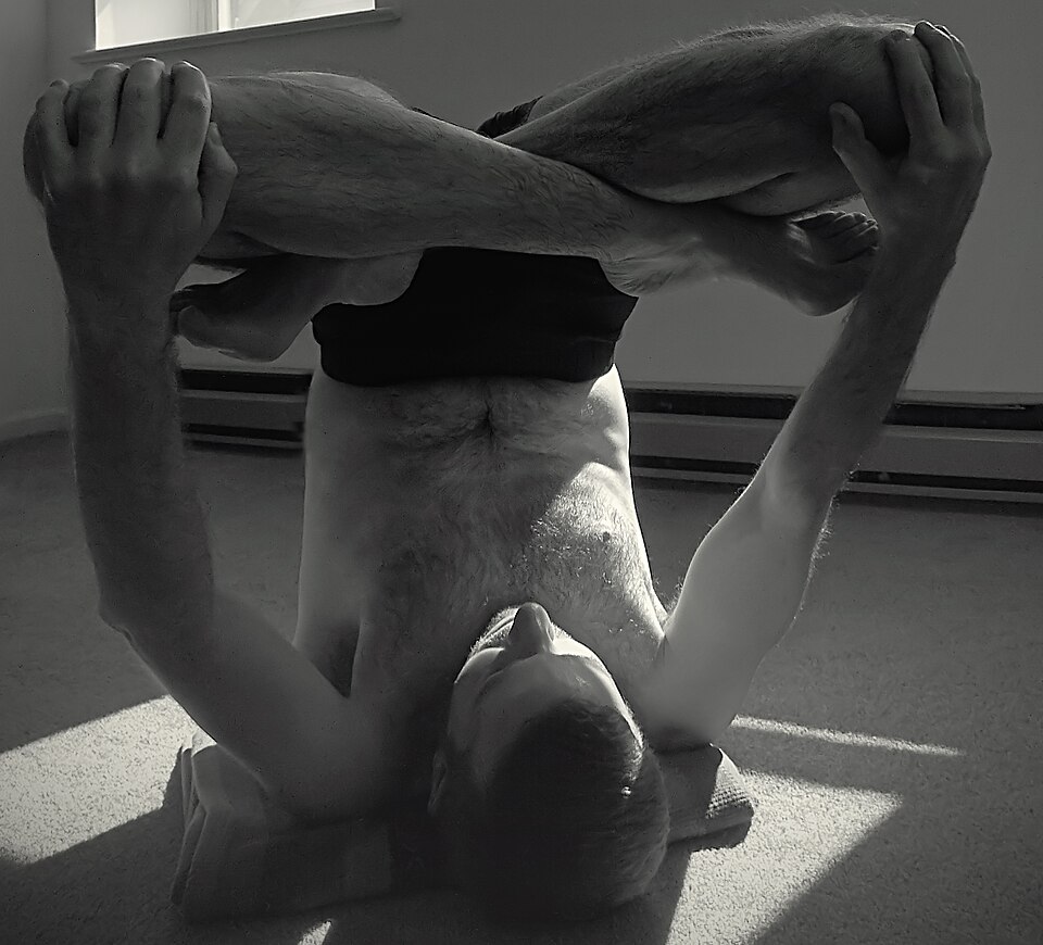 Lotus in Shoulderstand (Urdhva Padmasana)