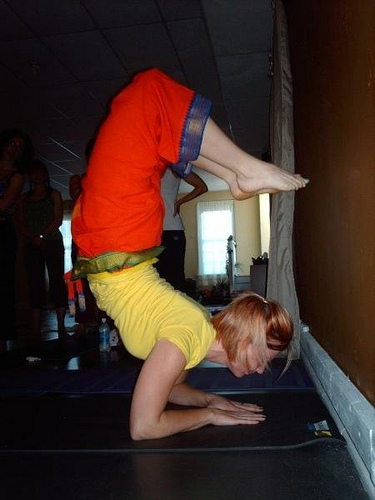 Scorpion Pose (Vrschikasana)